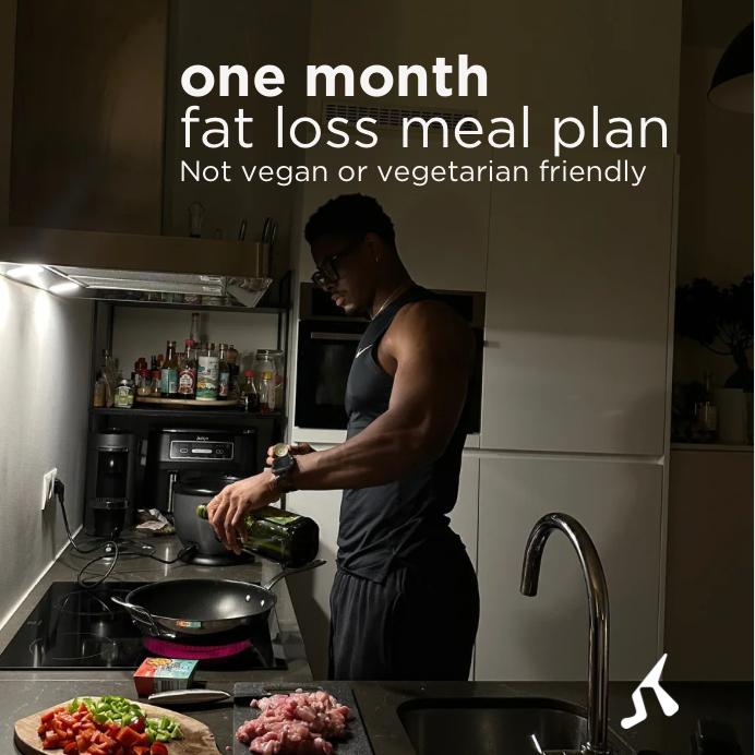 Fat loss meal plan (4 weeks)